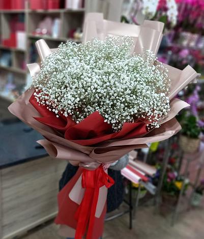 Букет цветов из: Гипсофила в Сельхозтехнике
