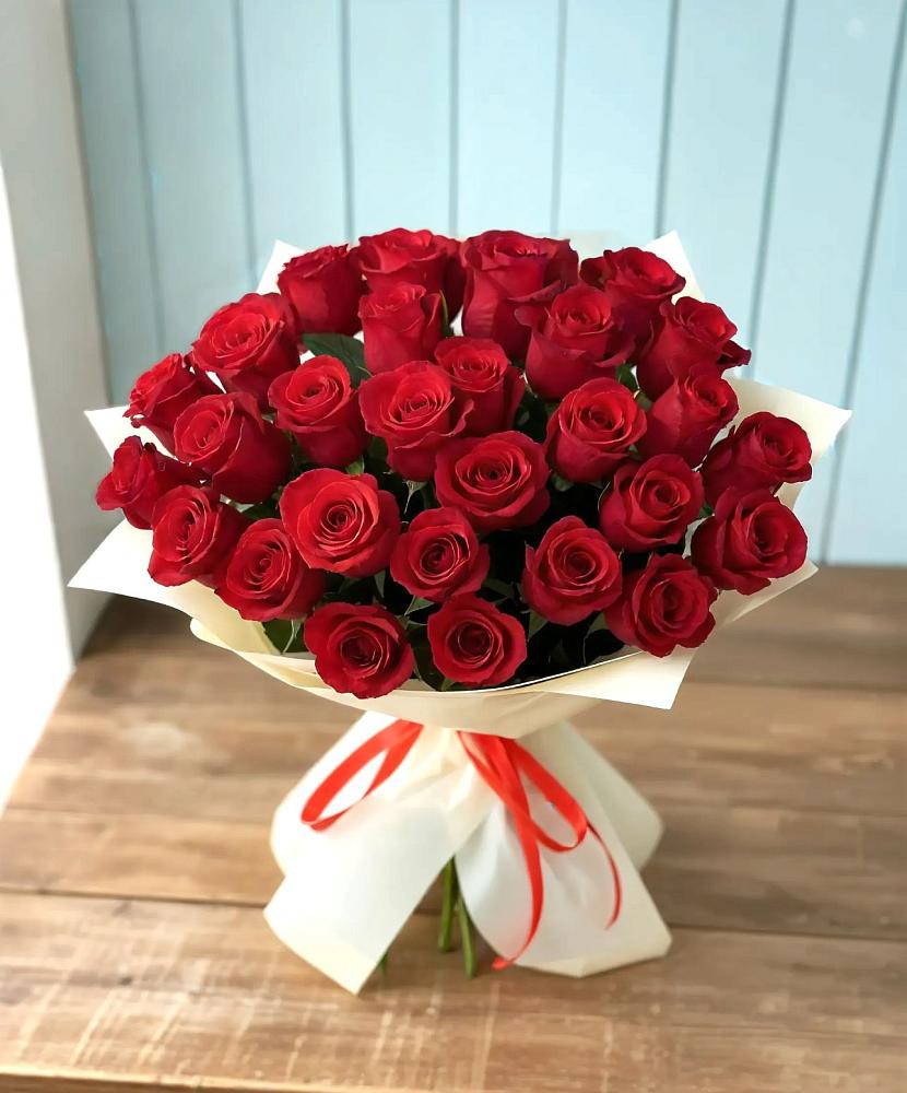 Букет 29 Красных роз в Сельхозтехнике