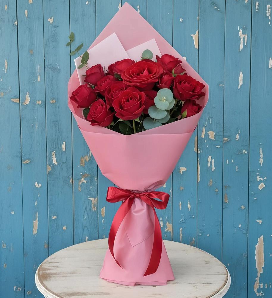 Букет цветов из: Розы в Сельхозтехнике