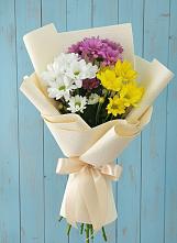 Букет цветов из:  Хризантемы в Сельхозтехнике
