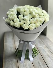 Букет 35 Белых роз в Сельхозтехнике