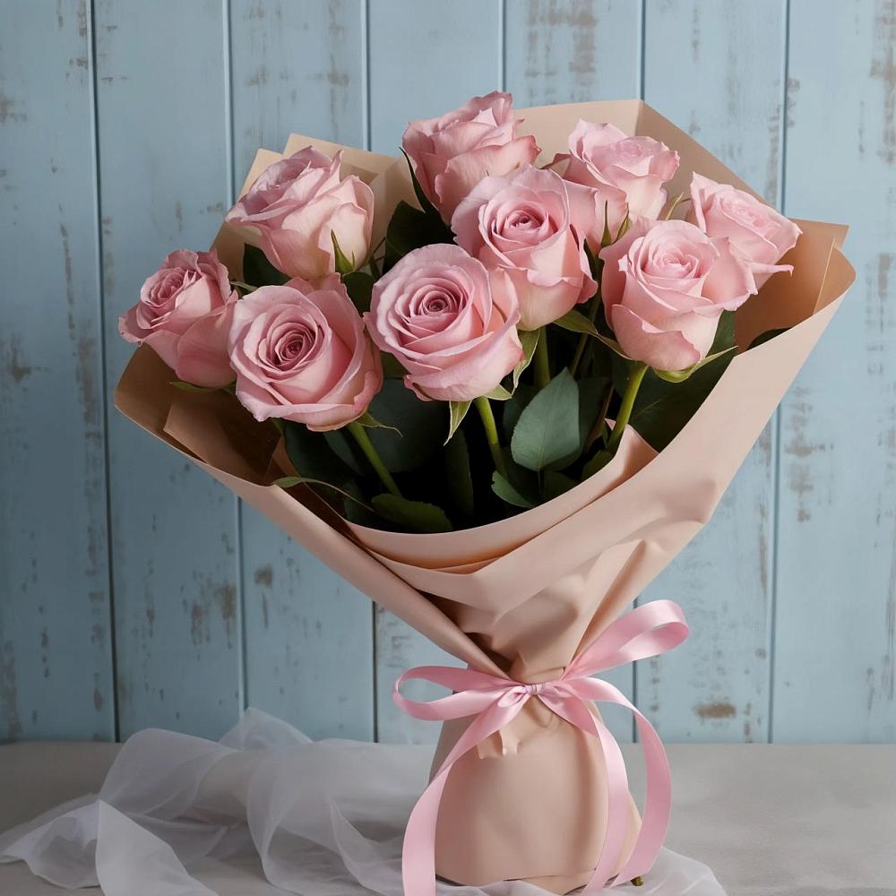 Букет цветов из: Розы в Сельхозтехнике