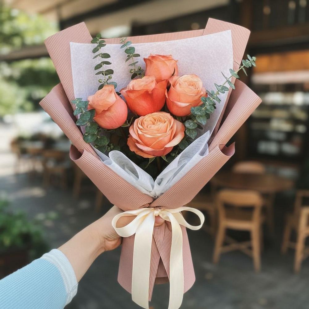 Букет цветов из: Розы в Сельхозтехнике