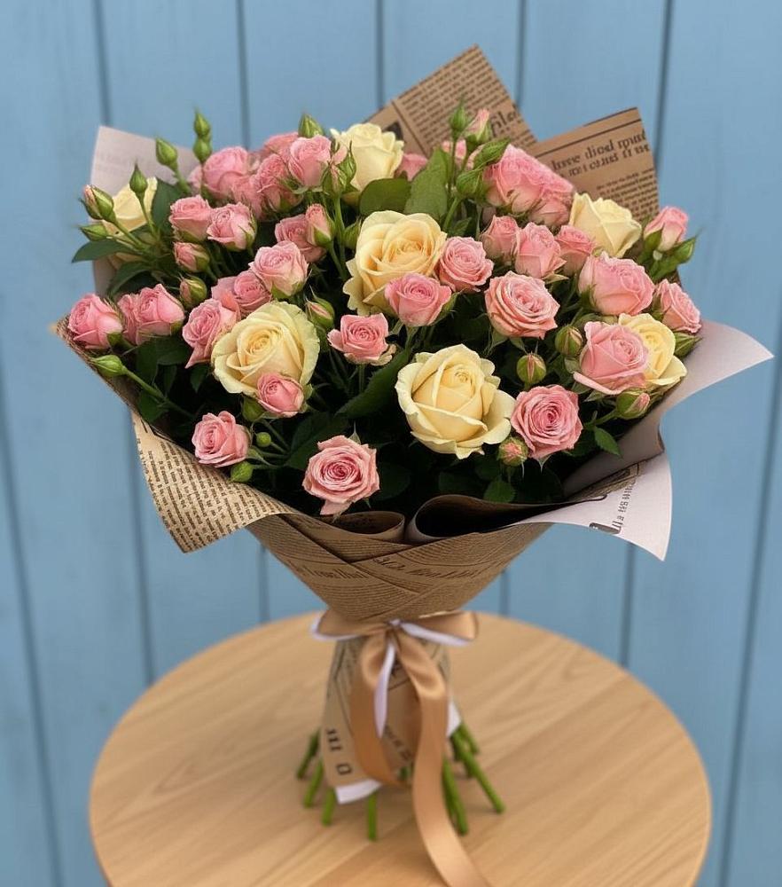 Букет цветов из: Розы в Сельхозтехнике