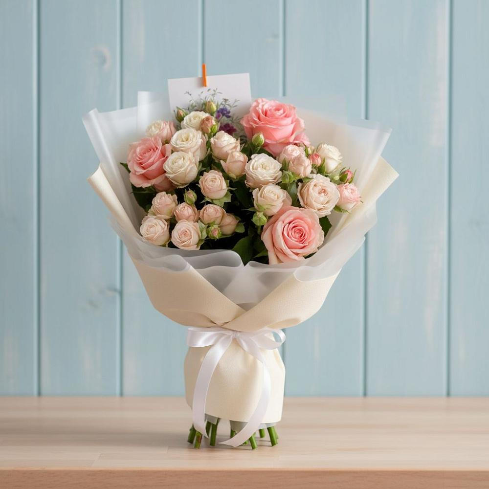 Букет цветов из: Розы в Сельхозтехнике