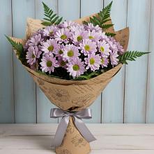 Букет цветов из:  Хризантемы в Сельхозтехнике