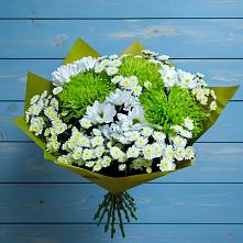 Букет цветов из:  Хризантемы в Сельхозтехнике