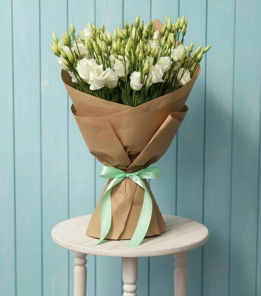 Букет цветов из: Лизиантусы в Сельхозтехнике