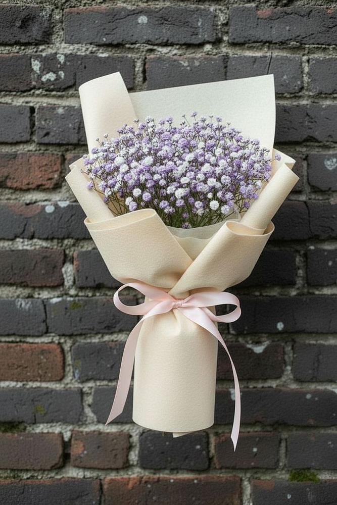 Букет цветов из: Гипсофила в Сельхозтехнике