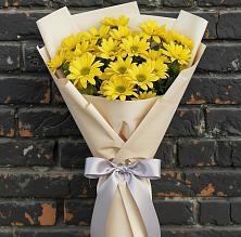 Букет цветов из:  Хризантемы в Сельхозтехнике