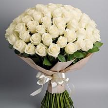 Букет 101 беля роза Белоснежка в Сельхозтехнике