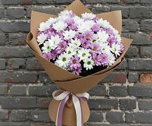 Букет цветов из:  Хризантемы в Сельхозтехнике