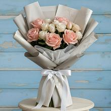 Букет цветов из:  Розы #REPLACE_PRED# Сельхозтехнике