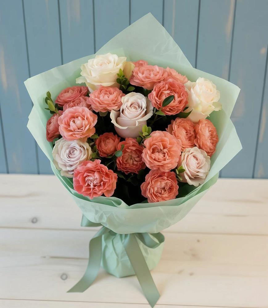 Букет цветов из: Розы в Сельхозтехнике