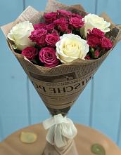 Букет цветов из:  Розы в Сельхозтехнике