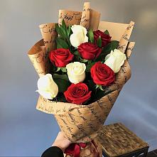 Букет цветов из:  Розы #REPLACE_PRED# Сельхозтехнике