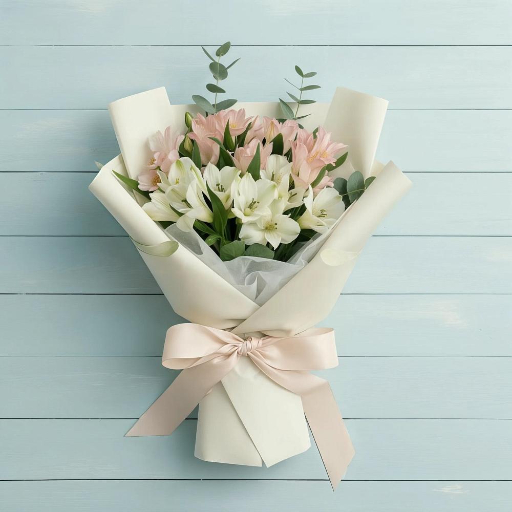 Букет цветов из: Альстромерии в Сельхозтехнике