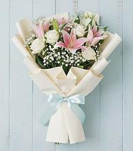 Букет цветов из:  Лилии в Сельхозтехнике