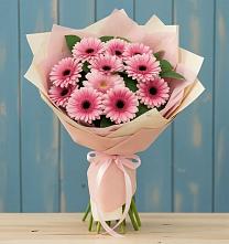 Букет цветов из:  Герберы в Сельхозтехнике