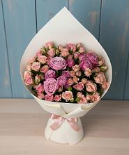 Букет цветов из:  Розы в Сельхозтехнике